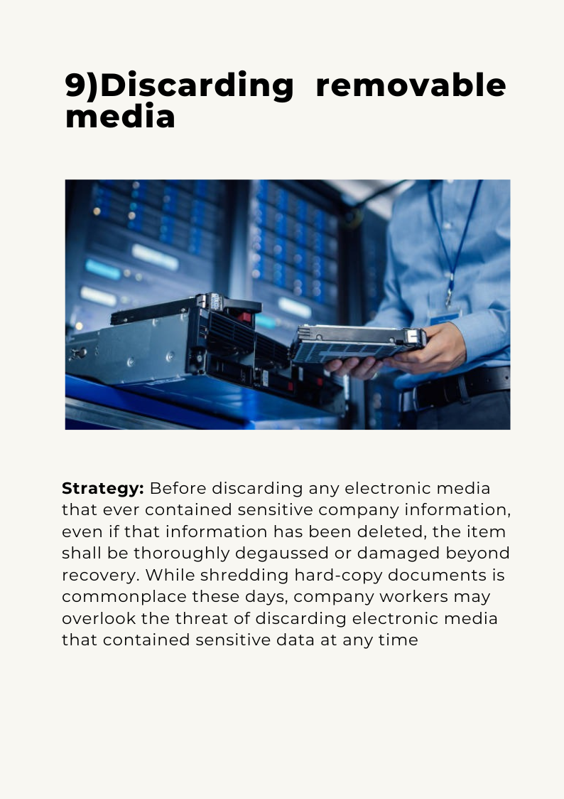 9)Discarding removable media