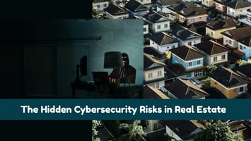 Hacker attempting to steal real estate data online from his laptop